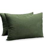 Set de 2 perne, 50/70 cm, Easy Home, verde cu relief