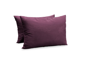 Set pătură luxoasă și 2 perne, mov