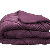 Set pătură luxoasă și 2 perne, mov