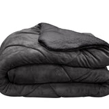 Pătură 2 în 1 Sherpa / pilotă ușoară, Artisti Italiani Reverie, 160/220 cm, grafit