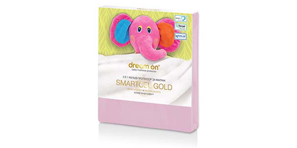Protecție pentru saltea SMARTCEL GOLD Baby Pink 34 de la Dream On