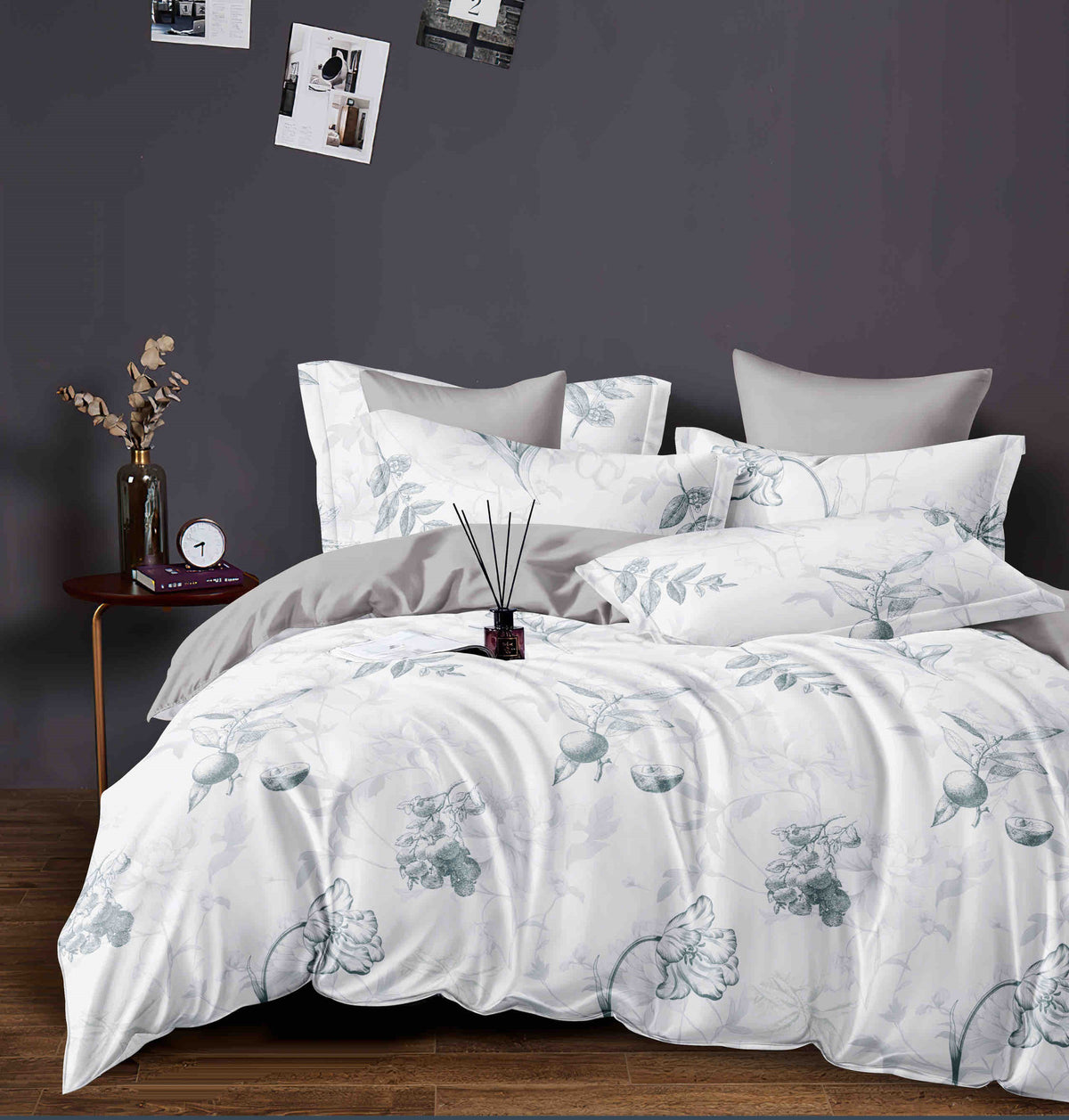 Lenjerie de pat 6 piese fără elastic, 100% bumbac - А311 de la Onesleep