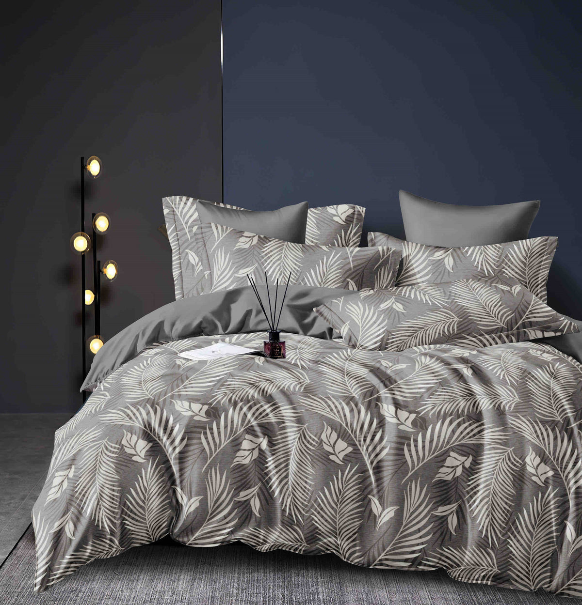 Lenjerie de pat 6 piese fără elastic, 100% bumbac - А313 de la Onesleep