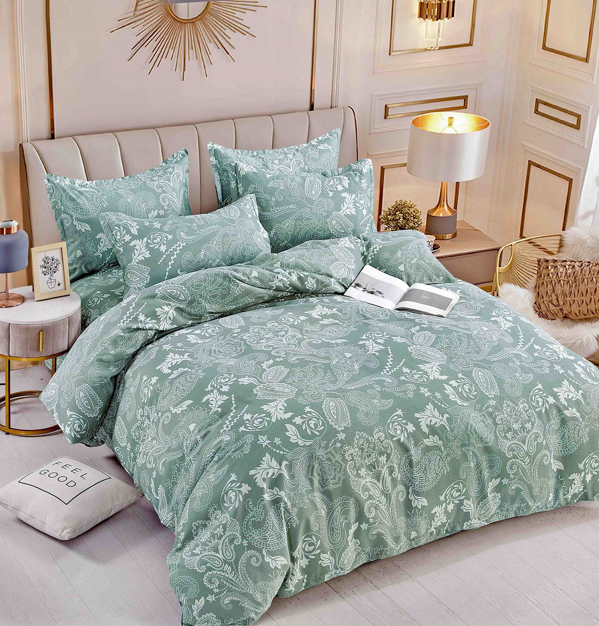 Lenjerie de pat 6 fără elastic, 100% bumbac - А400 de la Onesleep