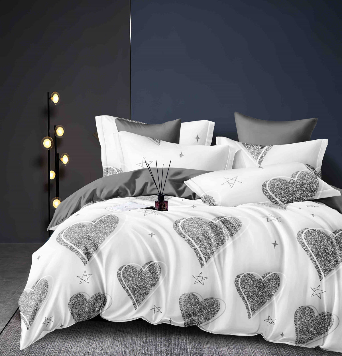 Lenjerie de pat 6 fără elastic, 100% bumbac - А425 de la Onesleep