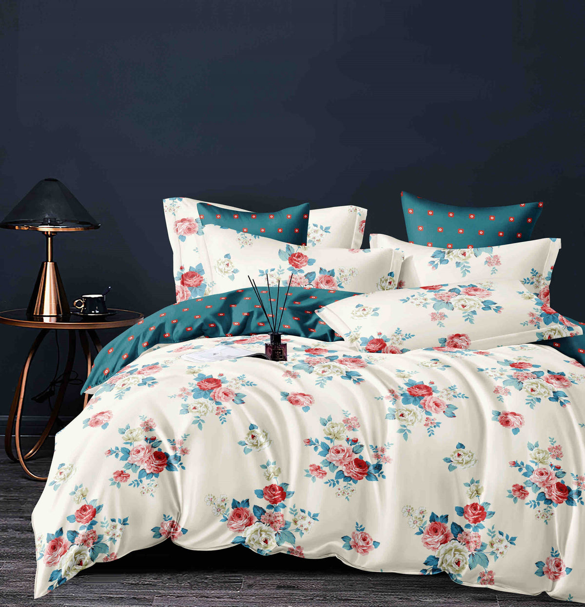 Lenjerie de pat 6 fără elastic, 100% bumbac - А427 de la Onesleep