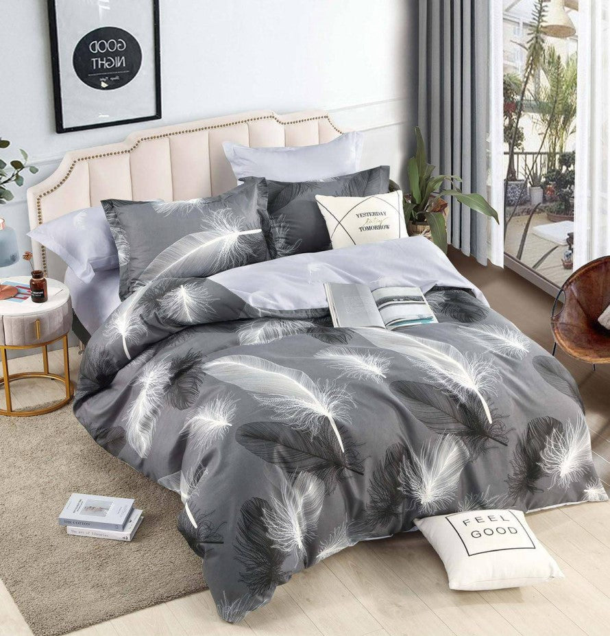 Lenjerie de pat 6 fără elastic, 100% bumbac - А451 de la Onesleep