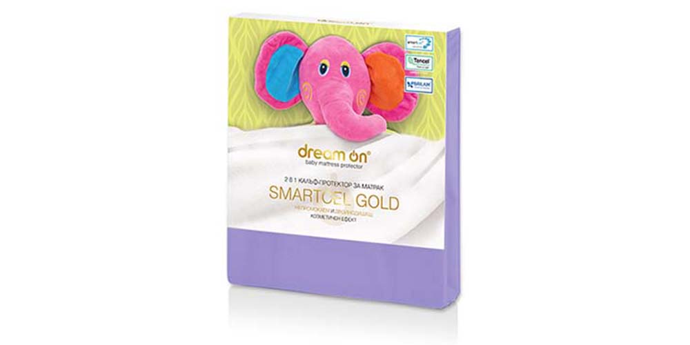 Protecție pentru saltea SMARTCEL GOLD Baby Lila de la Dream On