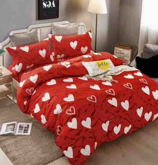 Lenjerie de pat 4 piese fără elastic, 100% bumbac - a500 de la Onesleep