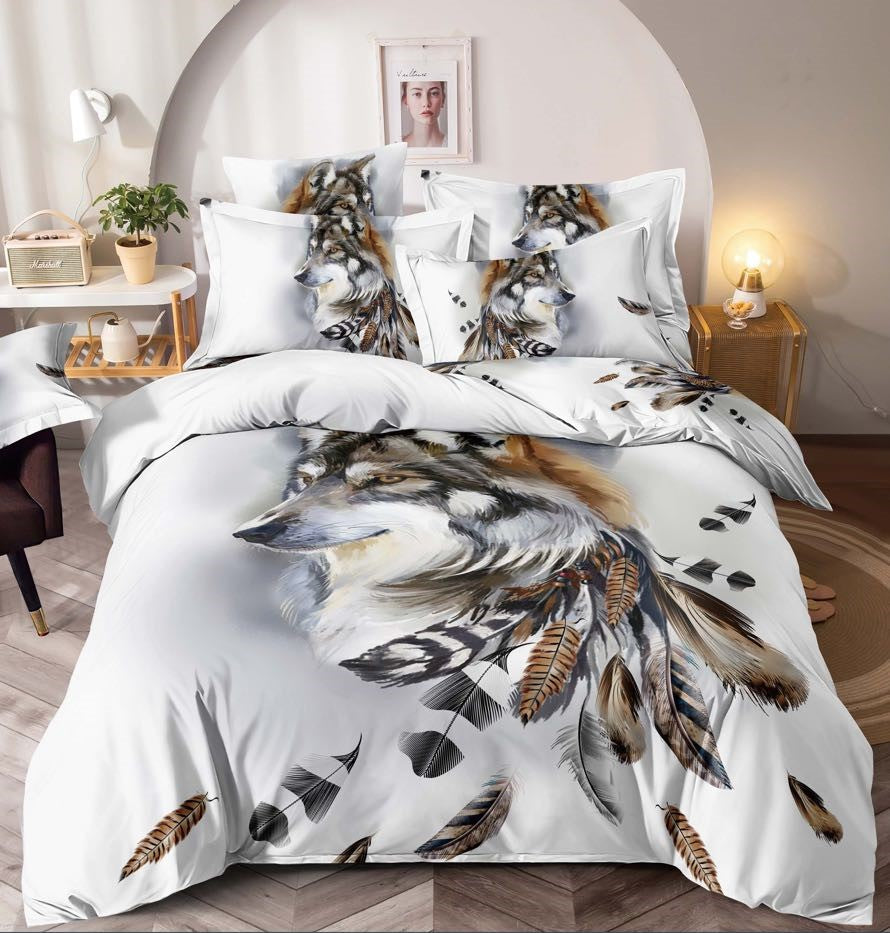 Lenjerie de pat 4 fără elastic, 100% bumbac - a615 de la Onesleep