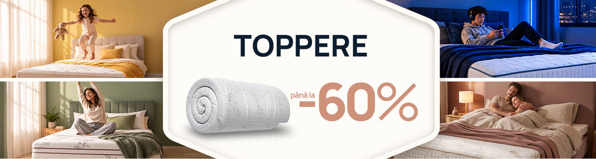 Toppere Sleepy cu până la -60%