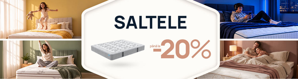 Saltele isleep cu până la -20%