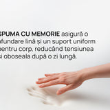 Pernă din spumă cu memorie CoolComfort de la isleep