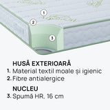 Saltea Natura Organic de la isleep