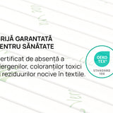 Topper din spumă cu memorie Smart Topper Aloe de la isleep